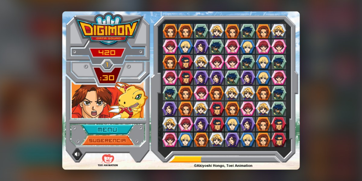 Digimon Bejeweled